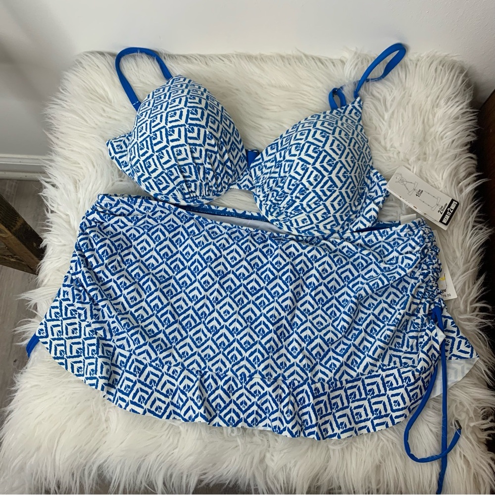 Swim Systems Bikini Skirt Swimsuit